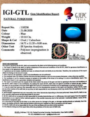 10.14/CT Natural Turquoise Gemstone
